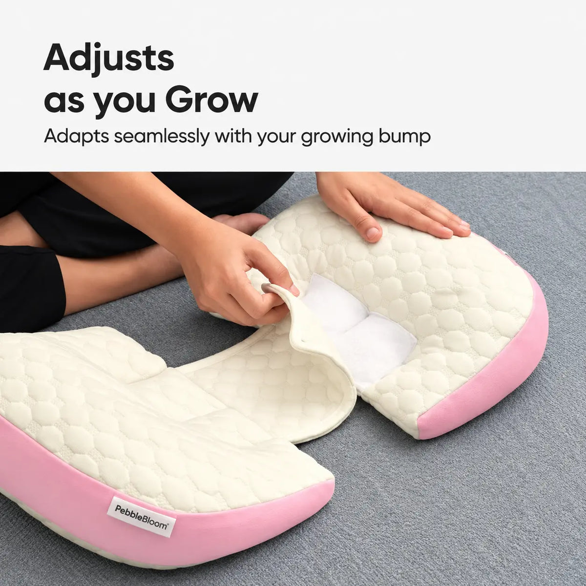 PebbleBloom™ Pregnancy Support Pillow