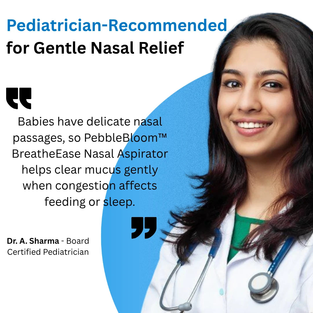 PebbleBloom™ BreatheEase Nasal Aspirator