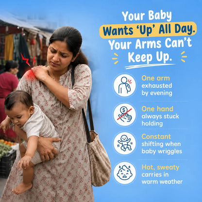 PebbleBloom™ EasyCarry Baby Sling