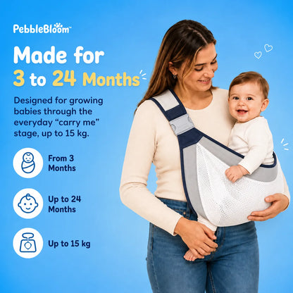 PebbleBloom™ EasyCarry Baby Sling