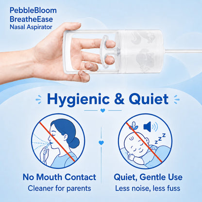 PebbleBloom™ BreatheEase Nasal Aspirator