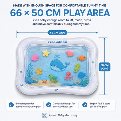 PebbleBloom™ Tummy Time Water Play Mat