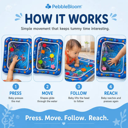 PebbleBloom™ Tummy Time Water Play Mat