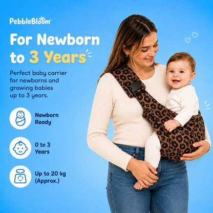 PebbleBloom™ Hands-Free Baby Sling