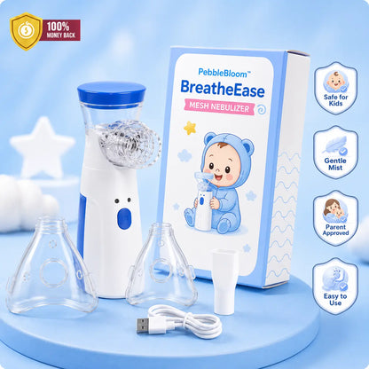 PebbleBloom™ BreatheEase Mesh Nebulizer