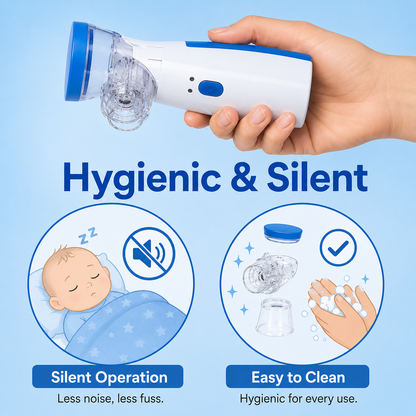 PebbleBloom™ BreatheEase Mesh Nebulizer