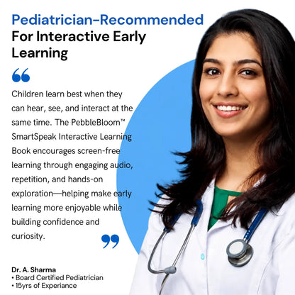 PebbleBloom™ SmartSpeak Interactive Learning Book