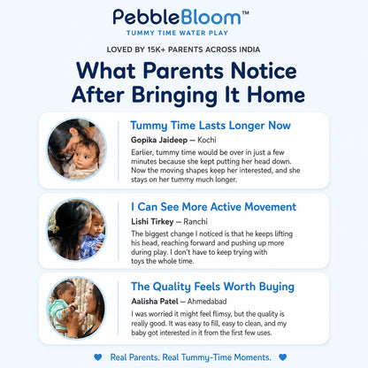 PebbleBloom™ Tummy Time Water Play Mat